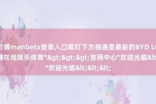 万博manbetx登录入口尾灯下方相通是最新的BYD LOGO-*万博在线娱乐体育*>>>官网中心*欢迎光临<<<