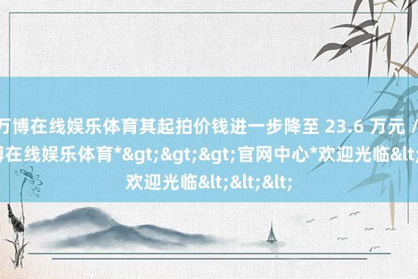 万博在线娱乐体育其起拍价钱进一步降至 23.6 万元 / 个-*万博在线娱乐体育*>>>官网中心*欢迎光临<<<
